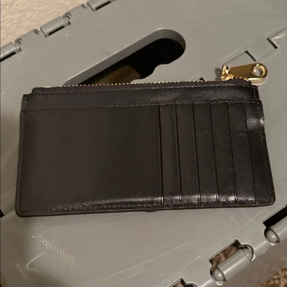 RADLEY LONDON Black Card Holder with Dog Motif - Picture 2 of 3